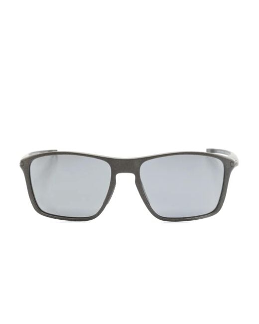 Tag Heuer Gray Rectangle-Frame Sunglasses