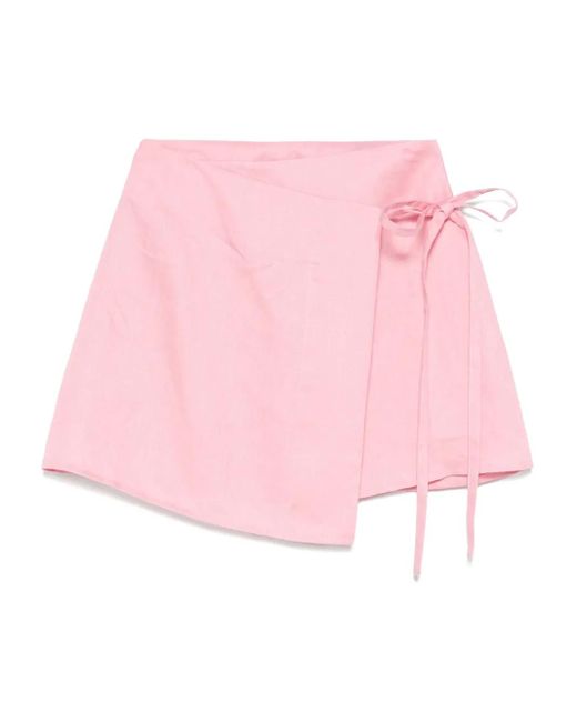 Minifalda Positano Asceno de color Pink
