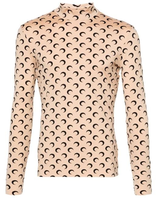 MARINE SERRE Sweater Met Print in het White voor heren