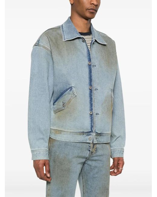 Pence Blue Luis Jacket for men