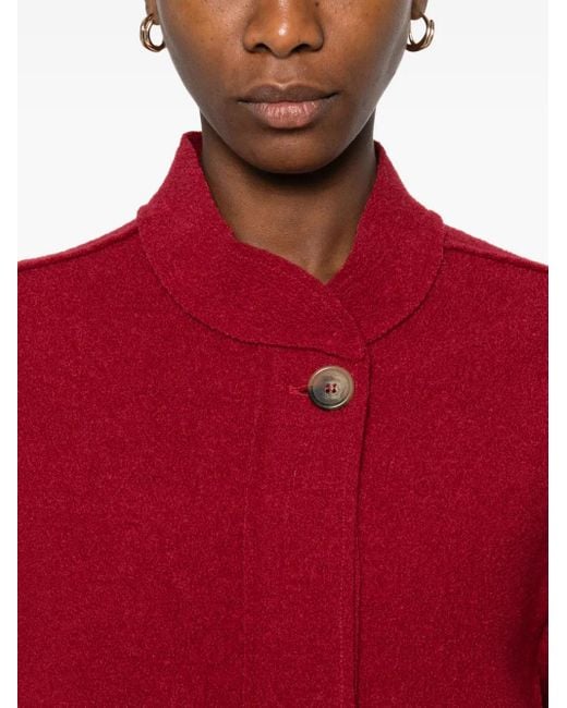 Chaqueta asimétrica Whyci de color Red
