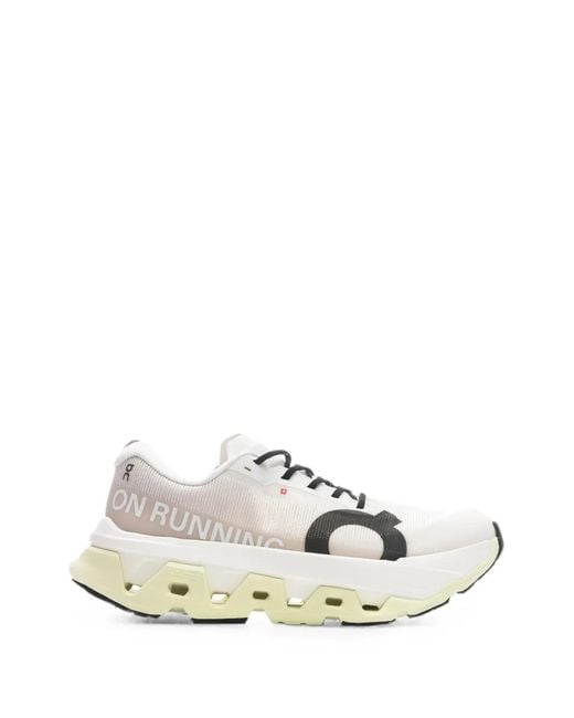 On Shoes White Cloudmster 3 Hyper Sneakers for men