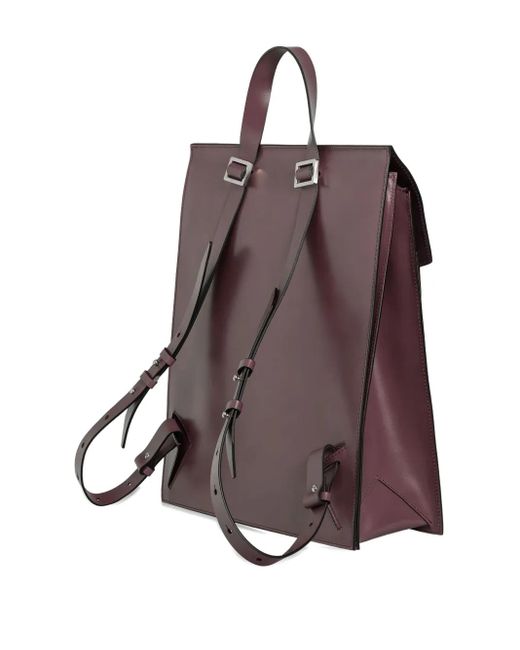 Merryl Tielman Purple Cludie Flap-Pocket Backpack