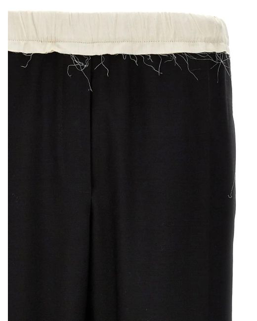 Wales Bonner Black Seine Trousers for men