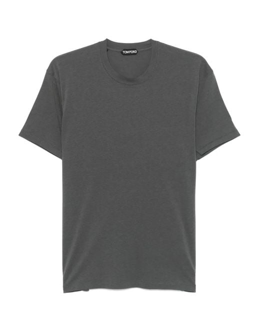 Tom Ford Gray T-Shirt Crew-Neck for men