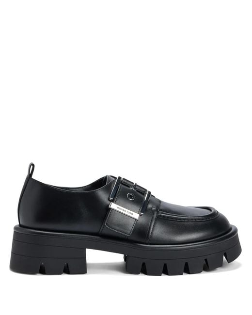 MICHAEL Michael Kors Black Colby Leather Loafers