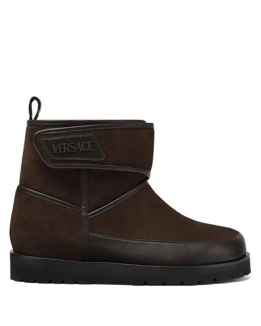 Versace Bastion Suede Boots in Black for Men | Lyst display picture 3