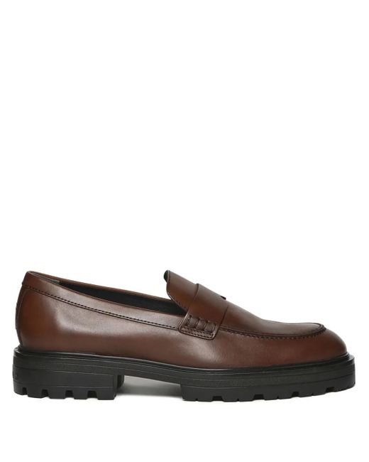 Hogan Brown H673 Mocassino for men
