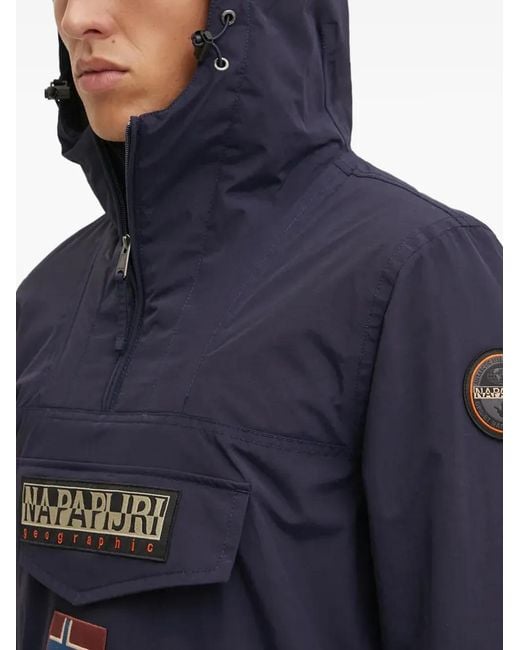 Veste À Patch Logo Napapijri pour homme en coloris Blue