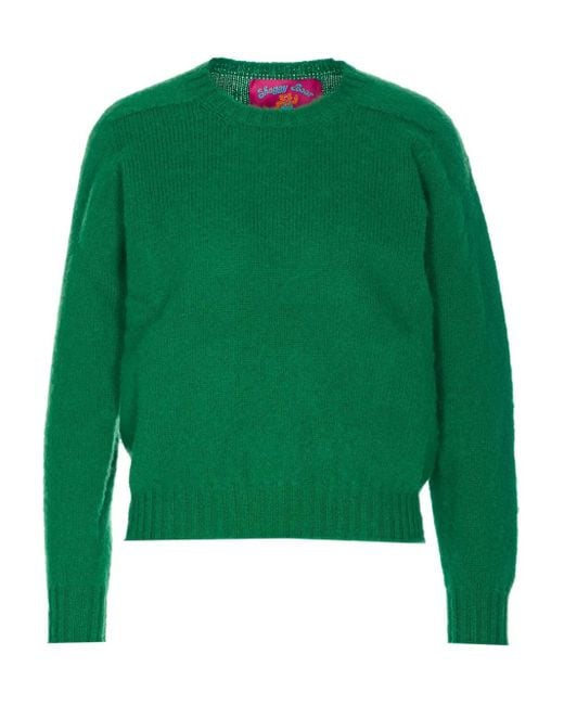 Howlin' By Morrison Green Shaggy Bear Sweater