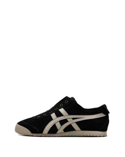 Onitsuka Tiger Black Mexico 66 Slip-On Sneakers