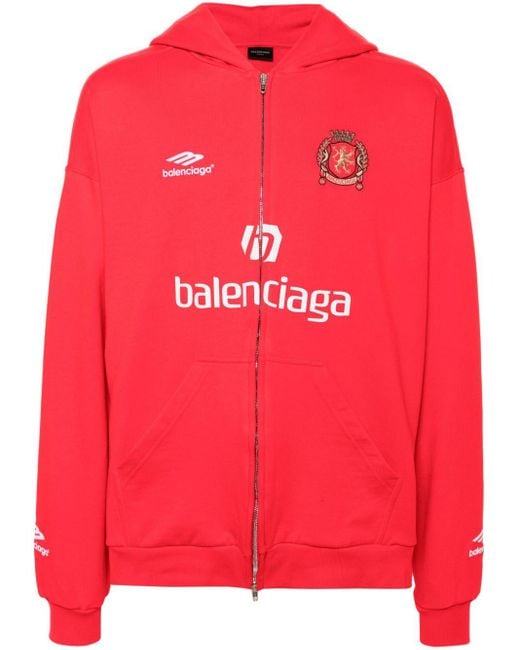 BALENCIAGA 24SS Soccer Paris Zip-Hoodie