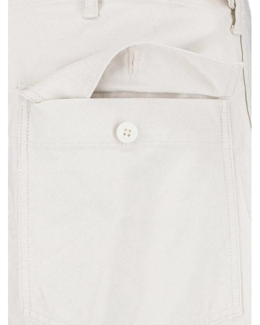 Kaptain Sunshine White Baker Trousers for men