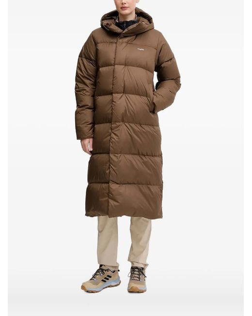 Abrigo Long Down II Haglöfs de color Natural