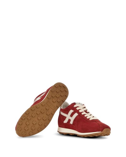 Hogan Red Baskets Athletic À Logo