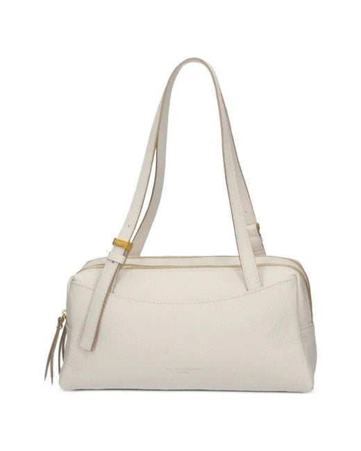 Gianni Chiarini Natural Grained Leather Clutch Bag