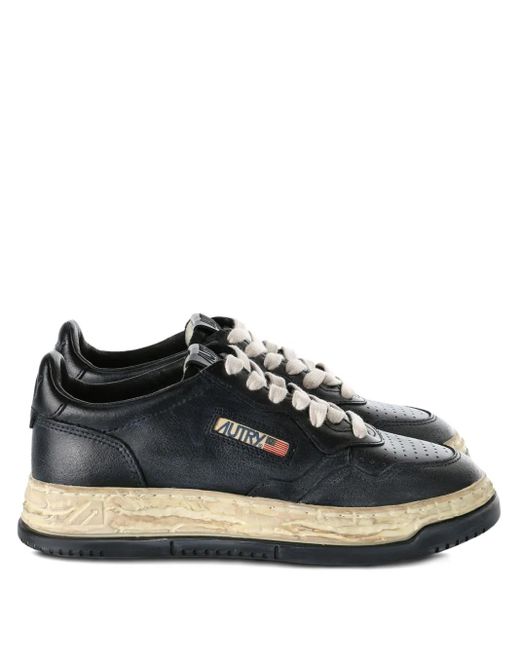Maison Mihara Yasuhiro Black X Autry Leather Sneakers