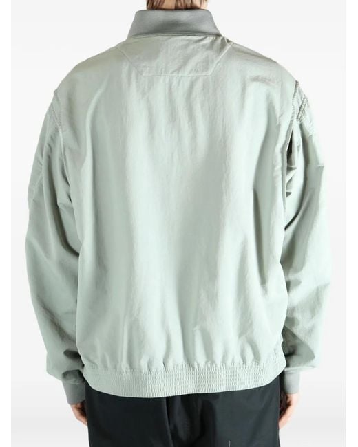 Nanamica Green Panelled Flap-Pocket Jacket