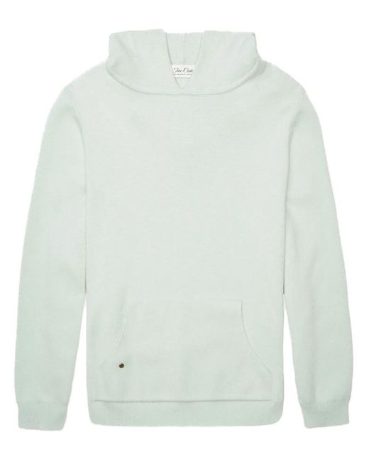 God's True Cashmere White Cashmere Hoodie