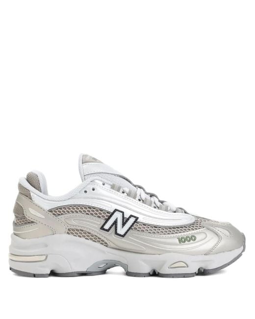 New Balance White 1000 Sneakers for men