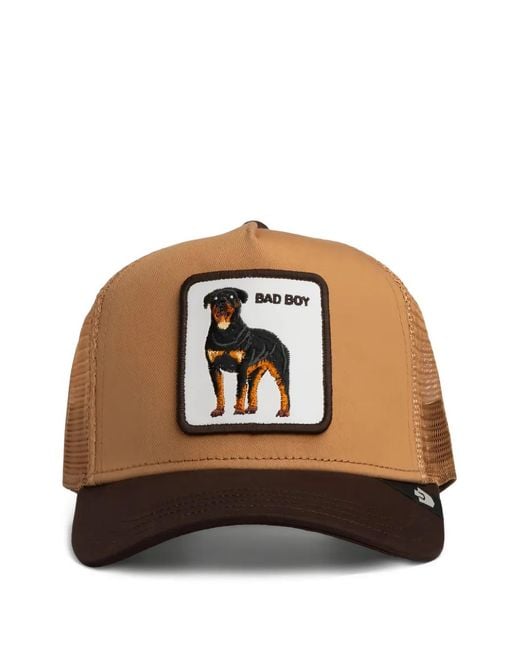 Goorin Bros Brown The Bad Boy Dog-Motif Baseball Cap for men