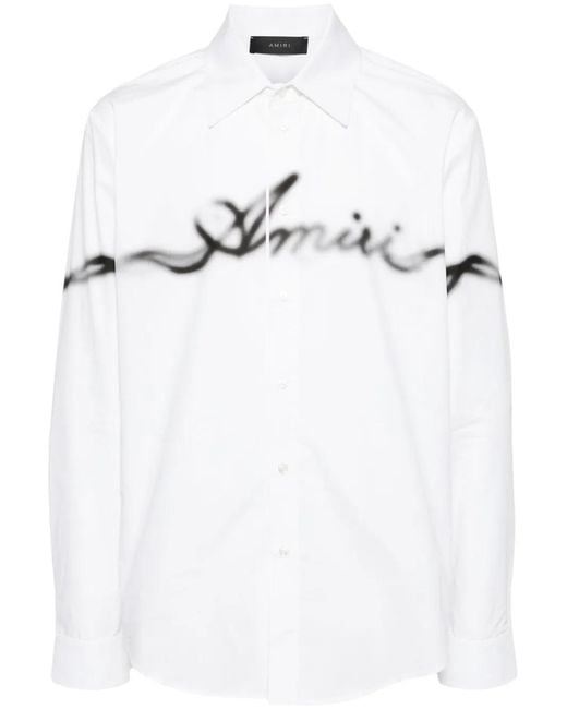 Amiri White Smoke Shirt for men
