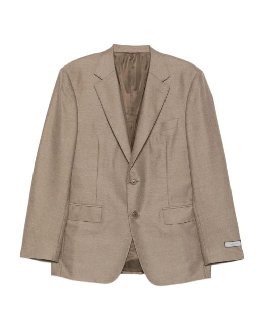 メンズ Canali ボタン ジャケット Brown