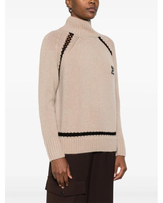 ERMANNO FIRENZE Natural Wool Blend Sweater