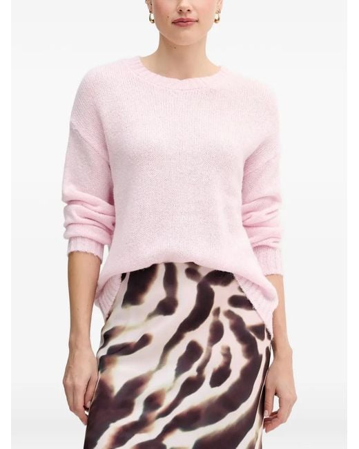 MARC AUREL Pink Round Neck Knitwear