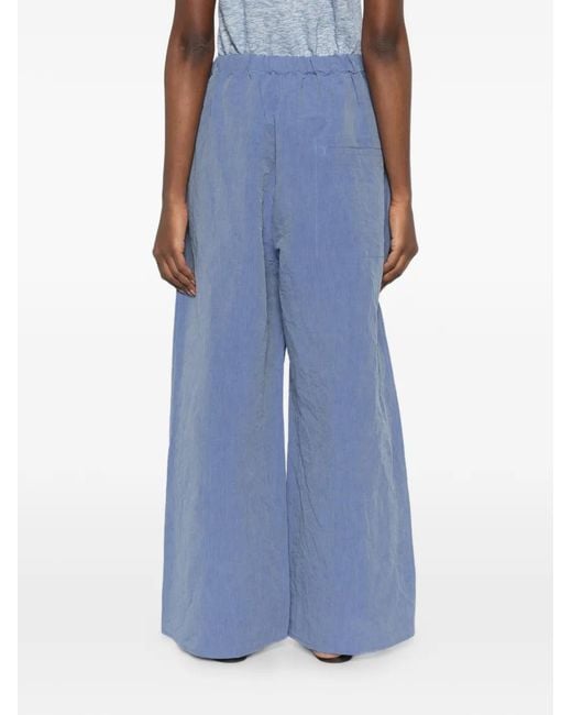 Sofie D'Hoore Broek Met Trekkoordtaille in het Blue