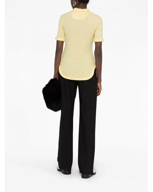 Jil Sander Yellow Polo Shirts