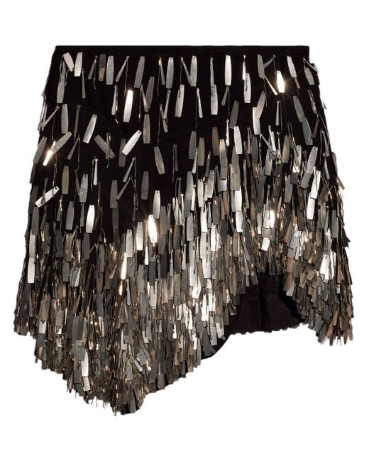 Isabel Marant Black Daina Sequined Mini Skirt
