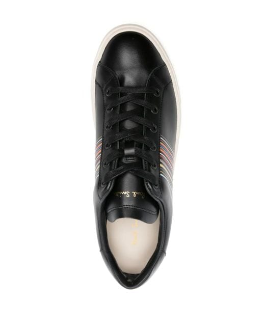 Paul Smith Black Hansen Leather Sneakers for men