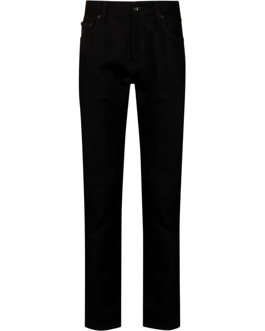 Off-White c/o Virgil Abloh Black Diag-Stripe Straight Leg Jeans for men