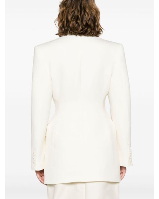 Wardrobe NYC Doublebreasted Blazer Minidress in White Lyst