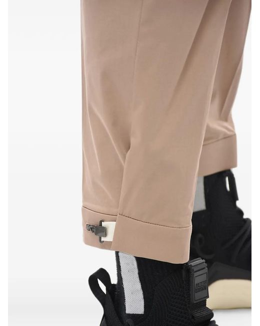 Neil Barrett Natural Adjustable-Ankle Cropped Tapered Trousers for men