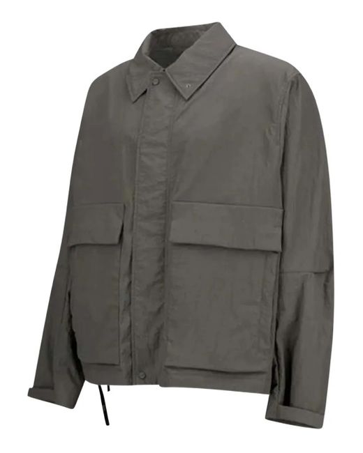 Giacca-Camicia Impermeabile di Laminar in Gray da Uomo