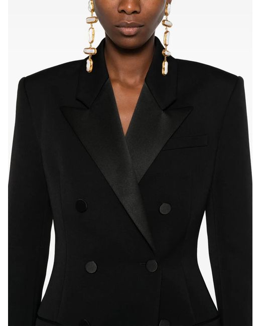 Saint Laurent Black Smocking Jacket