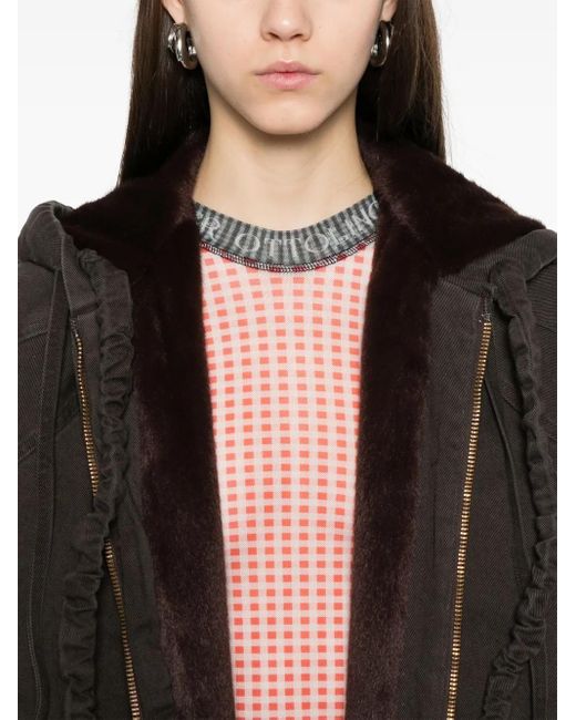 OTTOLINGER Black Reversible Denim Jacket