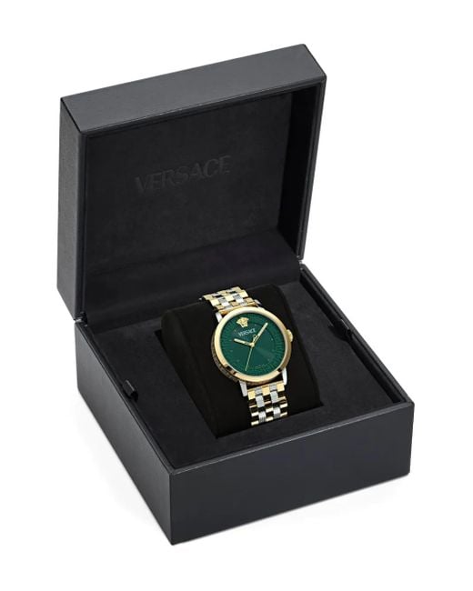 Versace Blue Stainless Steel 40Mm for men