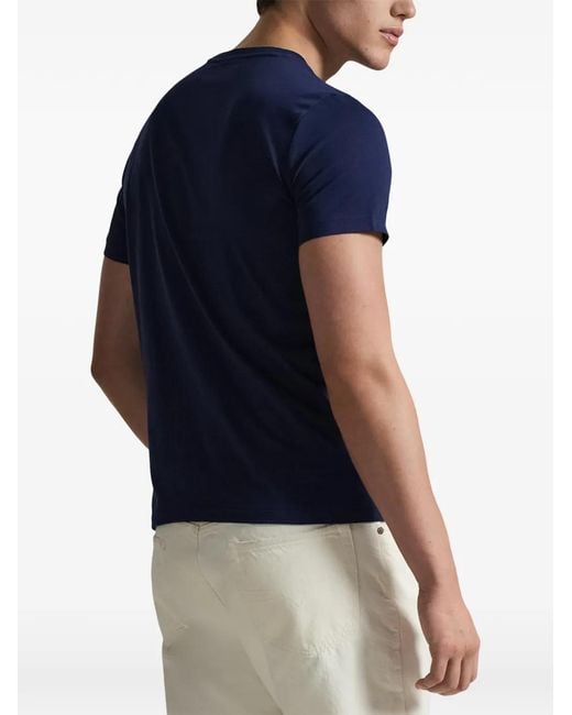 Polo Ralph Lauren Blue Short Sleeves Classic T-Shirt for men