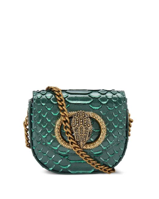 Kurt Geiger Green Mini Chelsea Eagle-embellioshment Cross Body Bag