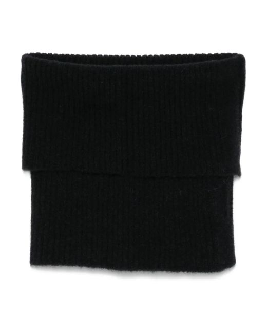 Rick Owens Geribbelde Sjaal in het Black