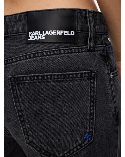 Jean À Coupe Ample Karl Lagerfeld en coloris Blue
