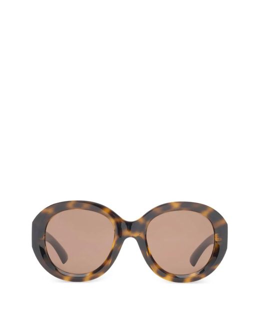 Burberry Pink Heritage Round Sunglasses