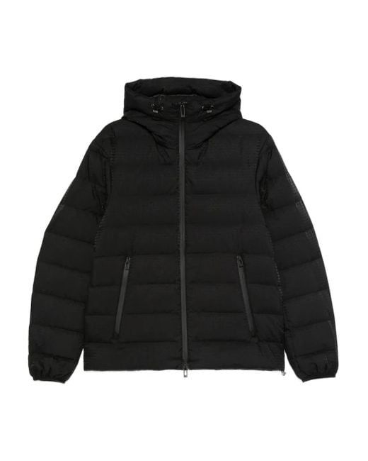Emporio Armani Jacke mit durchgehendem Logo in Black für Herren