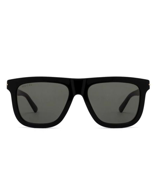 Gucci Gray D-frame Sunglasses - Men's - Acetate for men