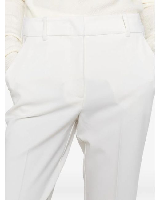 P.A.R.O.S.H. White Belt-Loops Trousers
