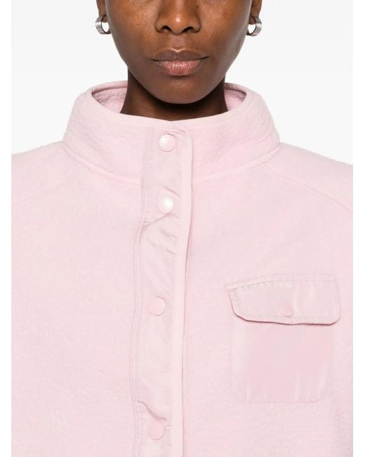 P.E Nation Pink Takeover Button-Front Jacket