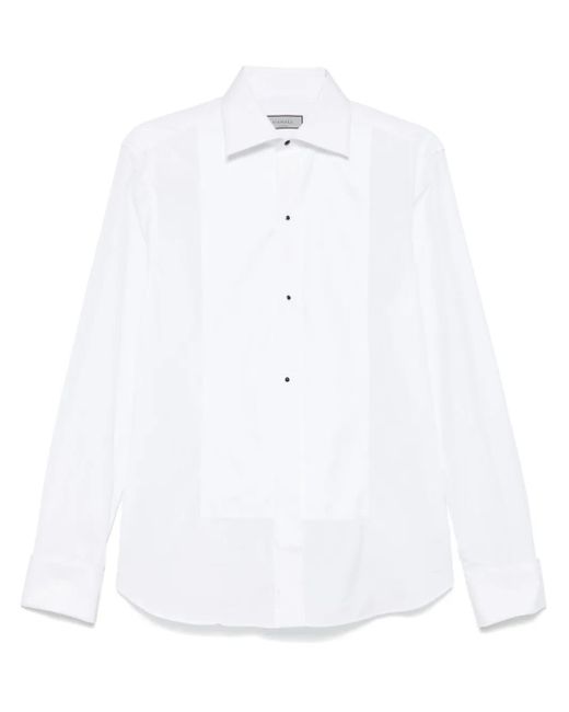 Camicia Tuxedo di Canali in White da Uomo